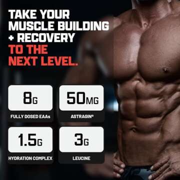 Nutrex Research EAA Hydration Powder for Muscle Recovery and Strength