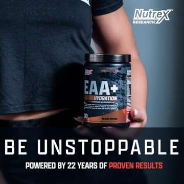 Nutrex Research EAA Hydration Powder for Muscle Recovery and Strength