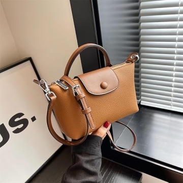 VesaNa Yoolo Fashion Crossbody Bags for Women - quilted crossbody bags for women,2023 Autumn New Shoulder Bags Handbags（Brown）