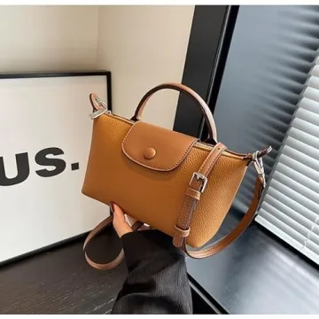 VesaNa Yoolo Fashion Crossbody Bags for Women - quilted crossbody bags for women,2023 Autumn New Shoulder Bags Handbags（Brown）