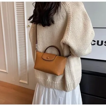 VesaNa Yoolo Fashion Crossbody Bags for Women - quilted crossbody bags for women,2023 Autumn New Shoulder Bags Handbags（Brown）