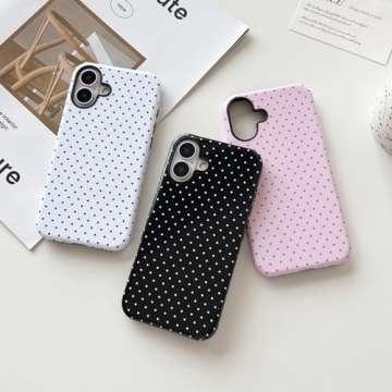 Chic Sayoaho iPhone 17 Case with Cute Polka Dot Design