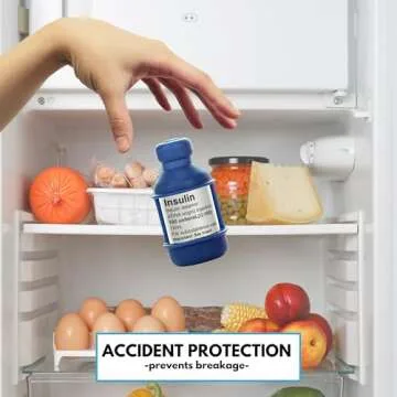 VIAL SAFE Insulin Vial Protector Case for 10mL Bottles