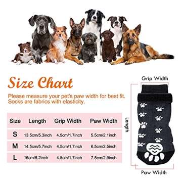 Rypet Anti Slip Dog Socks - Grip Socks for Indoor Fun and Protection