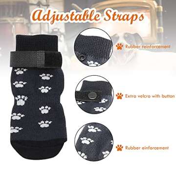 Rypet Anti-Slip Dog Socks for Indoor Pet Safety