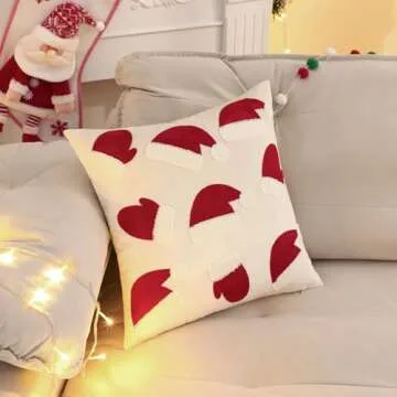 LUOYEHK Christmas Pillow Covers - Festive Throw Pillow Set