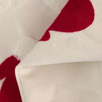 LUOYEHK Christmas Pillow Covers 18x18 Set of 2 Xmas Hat Decorative Throw Pillows Winter Holiday Merry Christmas Cushion Covers for Couch Sofa Bed