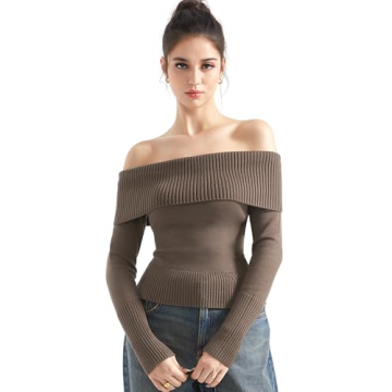 SUUKSESS Women Off Shoulder Sweater - The Perfect Cozy Chic
