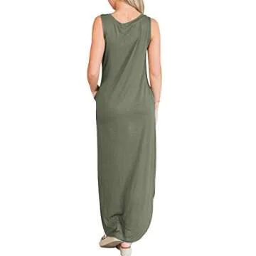 ANRABESS Women Casual Sundress for Summer Travel