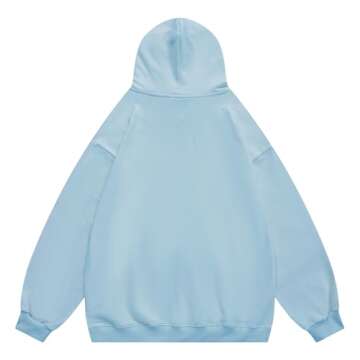 Aelfric Eden Y2k Hoodie Women Graphic Oversized Hoodies Star Embroidered Hoodied Sweatshirt Casual V...