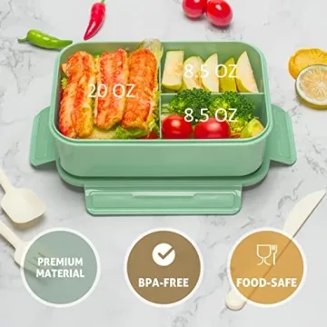Versatile 1100ML Leakproof Bento Box with Utensils