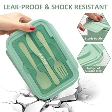 Versatile 1100ML Leakproof Bento Box with Utensils