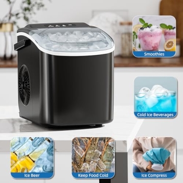 Antarctic Star Ice Maker - Quick Portable Countertop Ice Machine