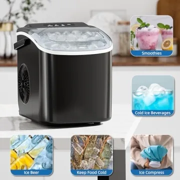 Antarctic Star Ice Maker - Quick Portable Countertop Ice Machine