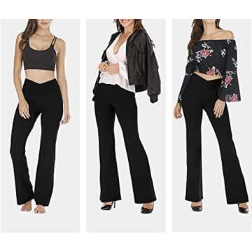 Esobo Women's Stylish Bootleg Yoga Pants for Every Occasion
