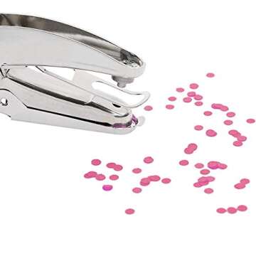 Jeemitery 1/16 Inch Small Mini Tiny Shaped Circle Metal Single Handheld Hole Paper Punch Punchers