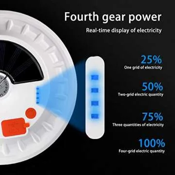 USB Solar Camping Light with Remote Control for Outdoor Use