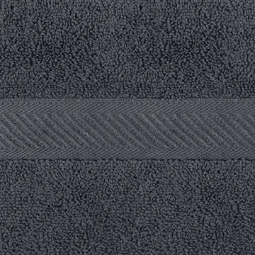 Utopia Towels 6 Pack- Bath Towel Set, 100% Ring Spun Cotton (24 x 48 Inches) Medium Lightweight and Highly Absorbent Quick Drying, Premium Towels for Hotel, Spa and Bathroom (Grey)