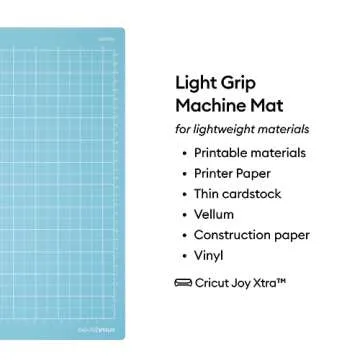Cricut Joy Xtra Machine Grip Cutting Mat 8.5 x 12