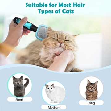 Slicker Brush for Small Dogs and Cats - Gentle Grooming Tool