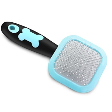 Slicker Brush for Small Dogs and Cats - Gentle Grooming Tool