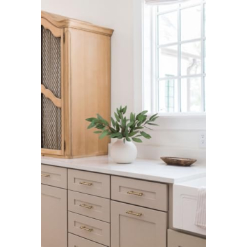 ANNIE&PANDA 3 Pack Faux Artificial Eucalyptus Stems with Faux Seeds 31'' Tall Fake Plants Leaves Olive Tree Branches Faux Greenery Stems for Bridal Wedding Bouquet Vase Table Centerpiece Decor