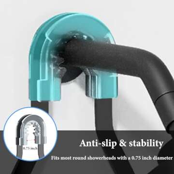 Hanging Shower Caddy Over Shower Head for Shampoo, Bathroom Organizer with 12 Hooks for Towels, Sponge, Razor, Rustproof Shower Storage Shelf Racks, 1 Soap Holder 1 Toothpaste Holder - Black 3-Tier