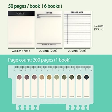 Waterproof Transparent Sticky Notes & Index Tabs for Office School