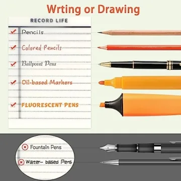 Waterproof Transparent Sticky Notes & Index Tabs for Office School