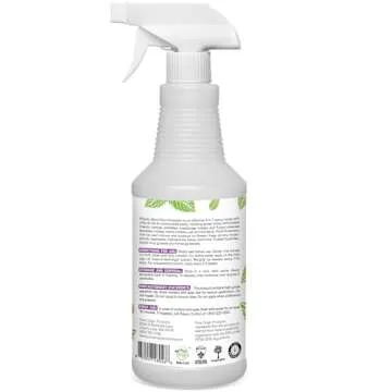 Mighty Mint 32 oz Peppermint Plant Protection Spray - for Spider Mites, Insects, Gnats, Fungus, and Disease with Microfiber Cloth