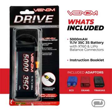 Venom LiPo Battery 3S 5000mAh 35C for RC Vehicles