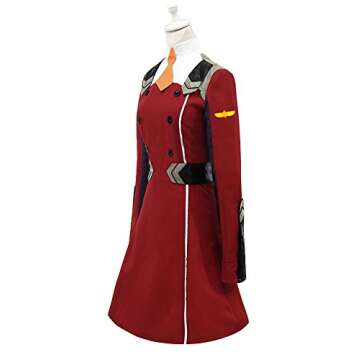 BoerMee Zero Two School Uniform Cosplay Costume - XS Red