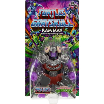 MOTU TMNT Ram Man Action Figure - Collectible Crossover