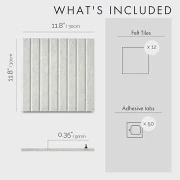 VIVELDA Large Cork Boards - Modern Felt Bulletin Boards