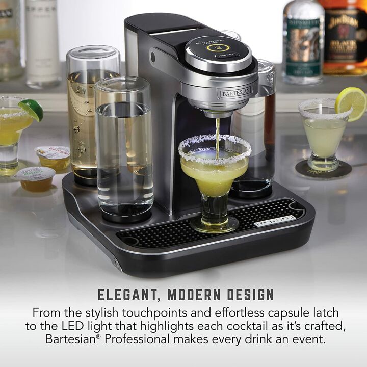Bartesian Cocktail Machine with 5 Glass Bottles