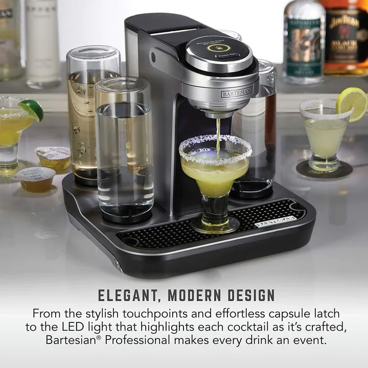 Bartesian Cocktail Machine with 5 Glass Bottles