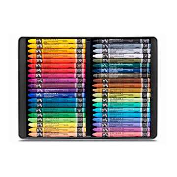 Caran d'Ache Classic Neocolor II AQUARELLE Water-Soluble Pastels, 40 Colors