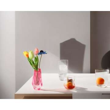 HLYU Acrylic Vase: Unique Gradient Decor for Every Occasion