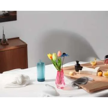 HLYU Acrylic Vase: Unique Gradient Decor for Every Occasion