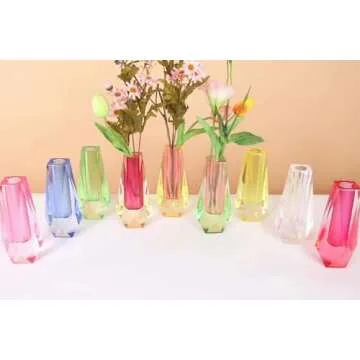 HLYU Acrylic Vase: Unique Gradient Decor for Every Occasion