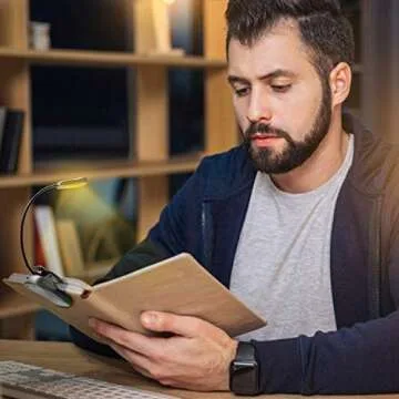 Vekkia Rechargeable Book Light - Ideal for Night Reading