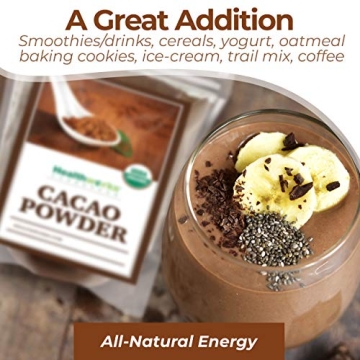 Healthworks Cacao Powder Organic Chocolate Superfood 48oz