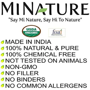 Organic Brahmi Powder for Hair Growth Memory Boost 8 OZ