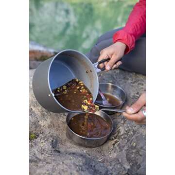 MSR Alpine Stainless Steel Nesting Camping Bowl,Silver