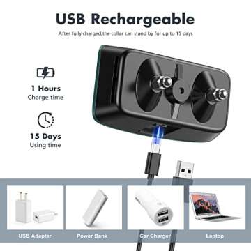 Humane NBJU Bark Collar for Dogs - Adjustable Training Device