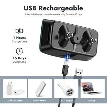 Humane NBJU Bark Collar for Dogs - Adjustable Training Device