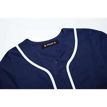 EALER BJ80 Men's Baseball Jersey - Stylish & Comfortable