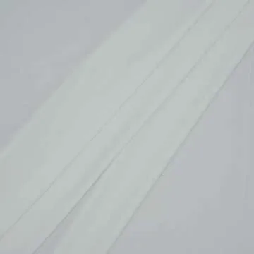 MADEUNID 2 Yards Pre-cut Solid Color Interlock Fabric, Soft and Stretch Fabric in 59" Wide for DIY Craft, head scarf, Upholstery and Home & Party Decorative etc. (WHITE)