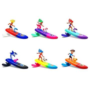 Surfer Dudes Wave Powered Mini-Surfer Toy for Kids