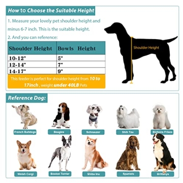 WANTRYAPET Adjustable Elevated Dog Bowls - Stylish Feeding Solution